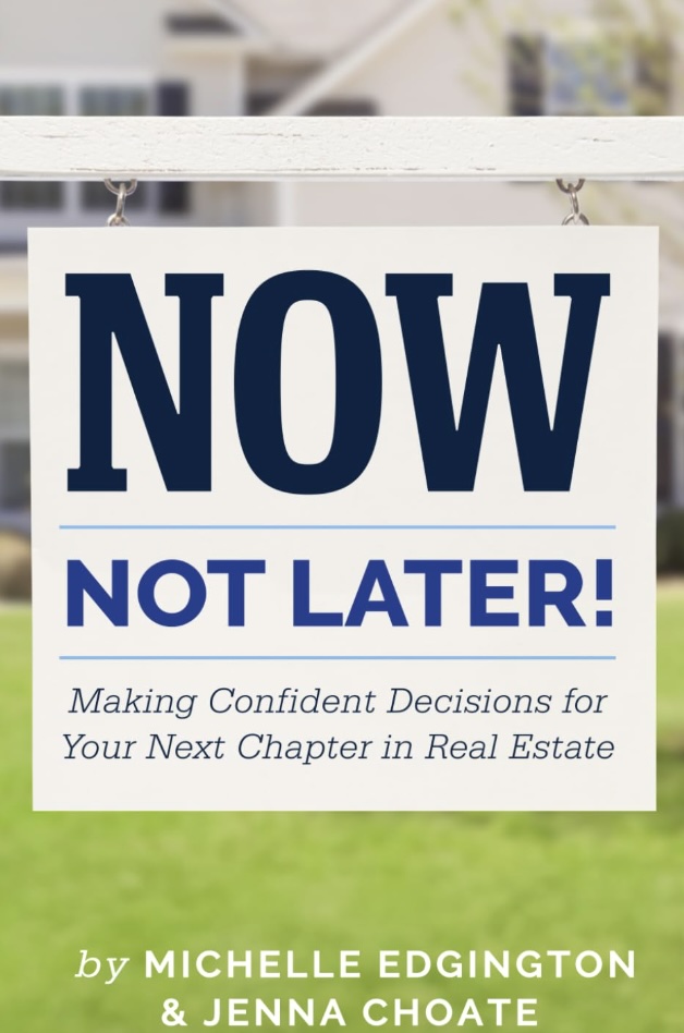 Now, Not Later! book cover by Michelle Edgington